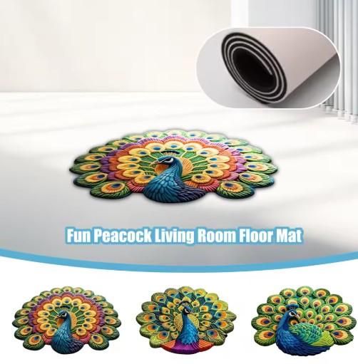 3D Peacock Mat ✨