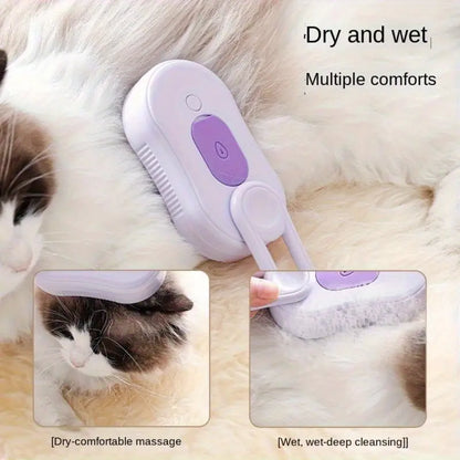 Steaming Pet Hairbrush