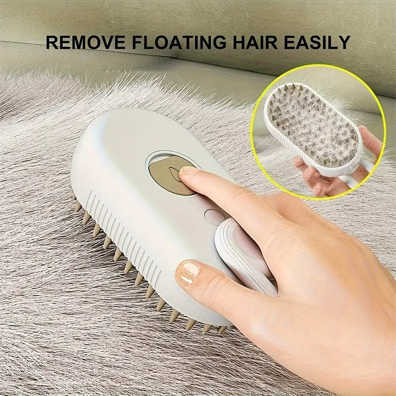 Steaming Pet Hairbrush