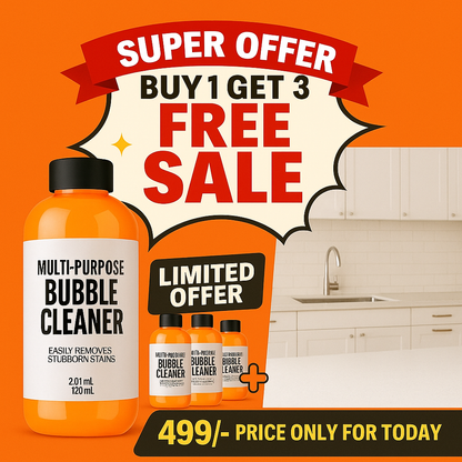 Powerful Bubble Cleaner 🔥BUY 1 GET 3 FREE💫