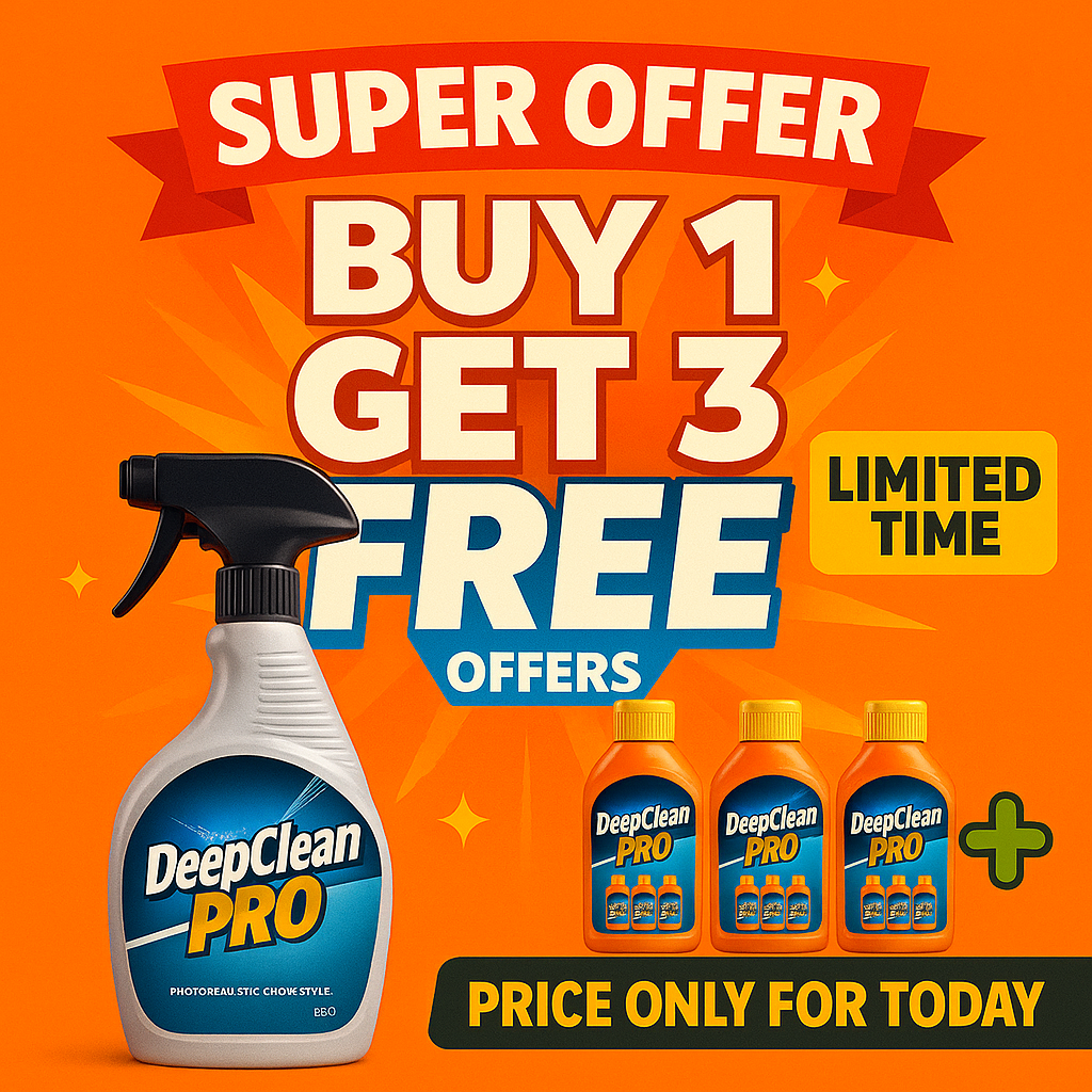 DeepClean Pro Cleaner 🔥BUY 1 GET 3 FREE💫